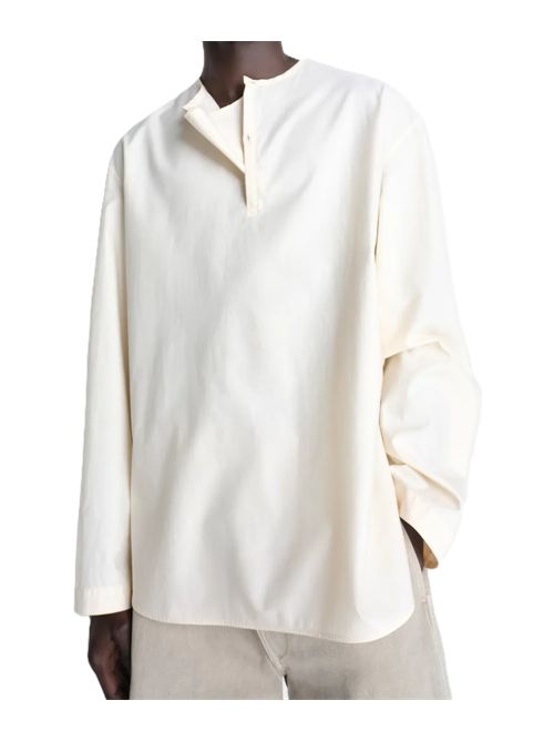 Lemaire camicia a maniche lunghe abbottonata Lemaire | OT0013 LF1500WH048 LIGHT CREAM